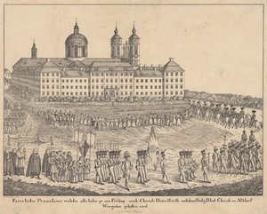 Pyhän veren kulkue Altdorf-Weingartenissa